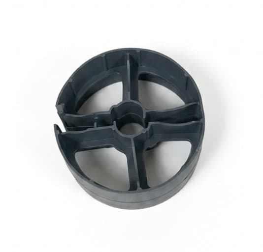 Espaçador Rolete RF apoiando armadura horizontal